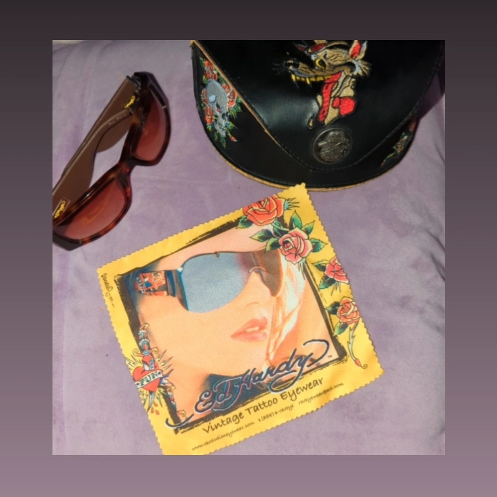 Ed Hardy Women's Sunglasses - Brown